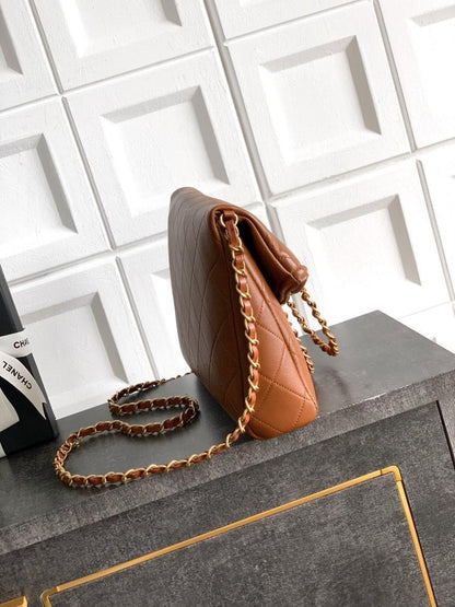 Classic Studded Leather Top Handle Bag