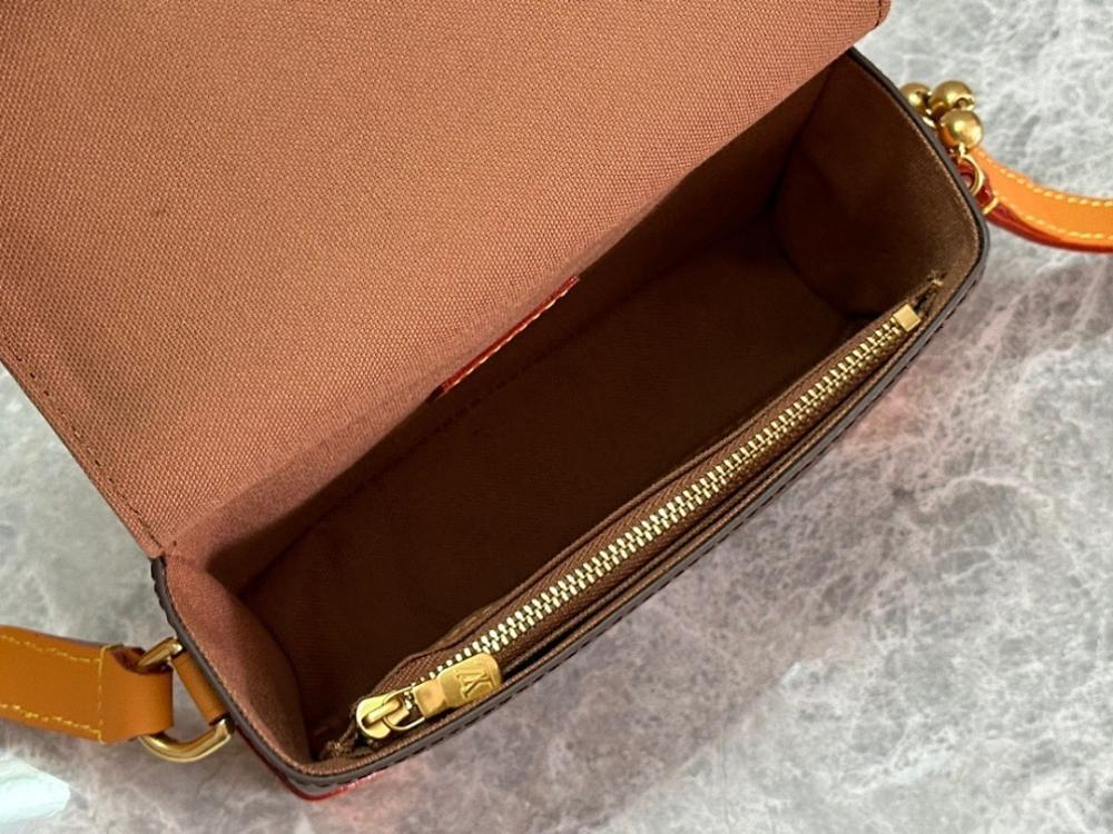 Classic Premium Monogram Calfskin Shoulder Bag