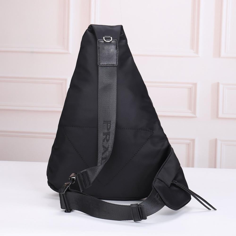 Modern Elegant Woven Nylon Shoulder Bag