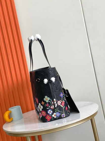 Neverfull Leather Tote Bag