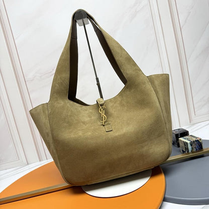 Suede Hobo Bag