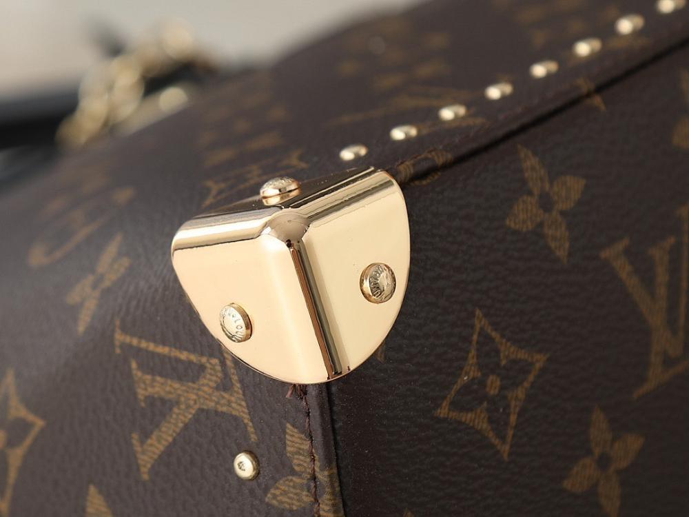Alma Monogram Calfskin Top Handle Bag