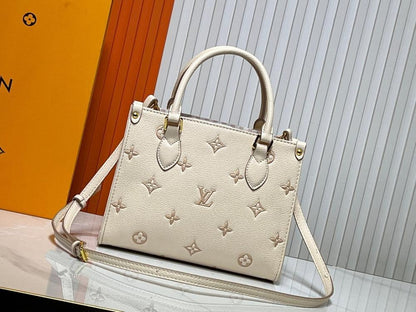 OnTheGo Monogram Leather Shoulder Bag
