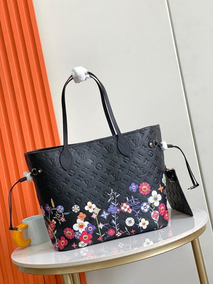 Neverfull Leather Tote Bag