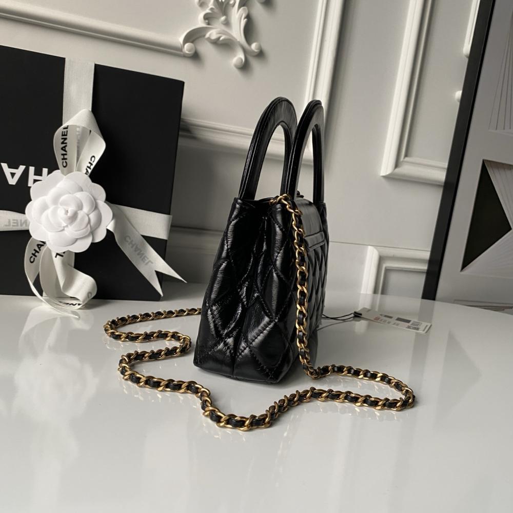Leather Top Handle Bag