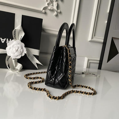 Leather Top Handle Bag