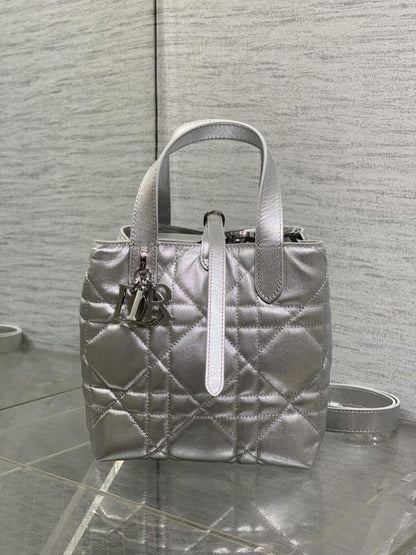 Calfskin Top Handle Bag