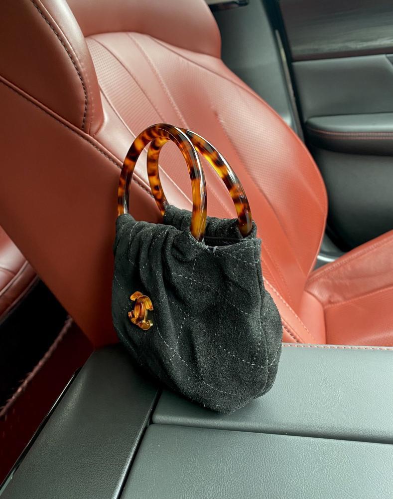Luxury Leather Top Handle Bag