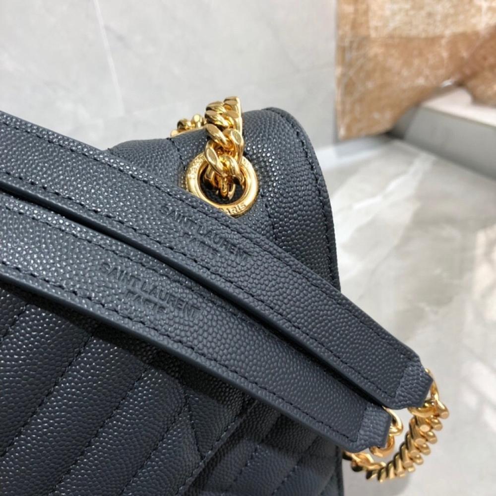 Classic Black Embroidered Leather Shoulder Bag – Special Edition