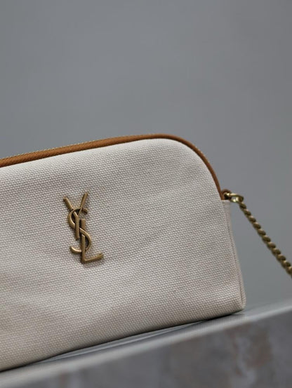 Stylish Refined Gold Lambskin Top Handle Bag