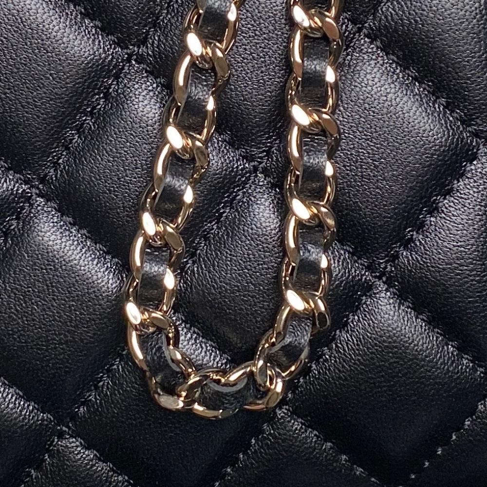 Lambskin Top Handle Bag