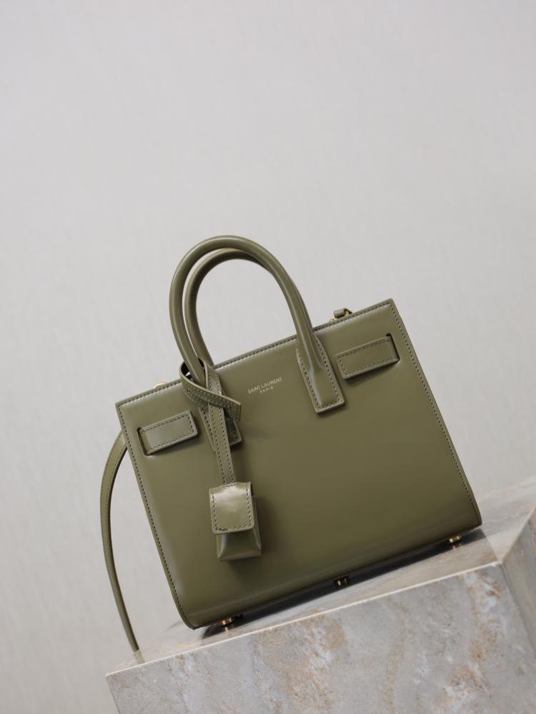 Leather Top Handle Bag
