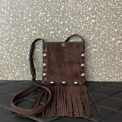 Alma Studded Leather Shoulder Bag