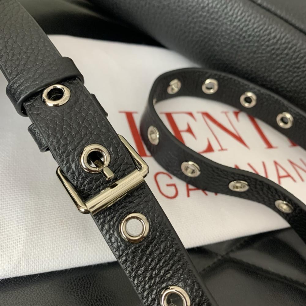 Studded Leather Crossbody Bag