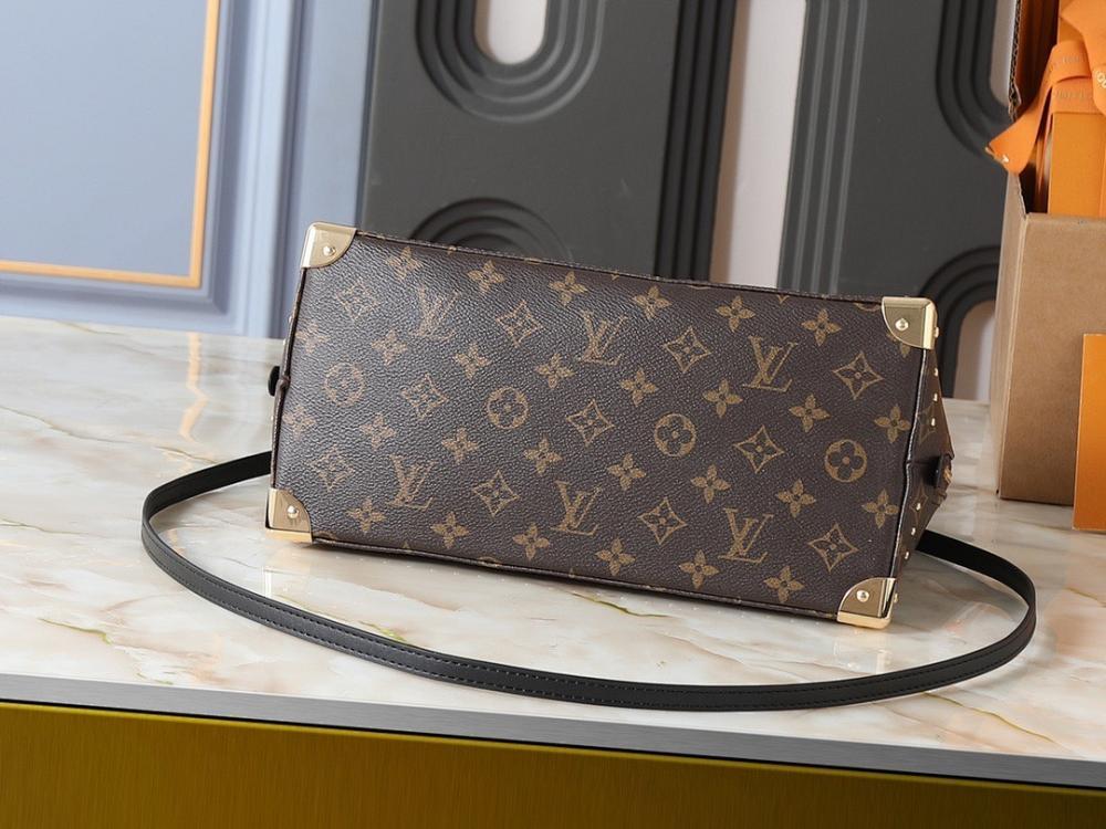 Alma Monogram Calfskin Top Handle Bag