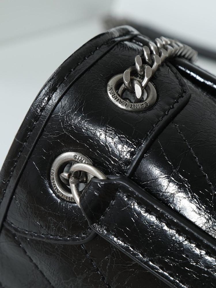 Stylish Refined Leather Shoulder Bag