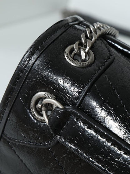 Stylish Refined Leather Shoulder Bag