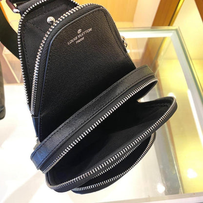 Modern Refined Leather Shoulder Bag