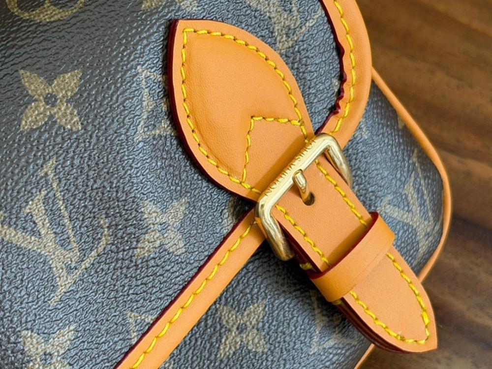 Modern Premium Monogram Leather Crossbody Bag