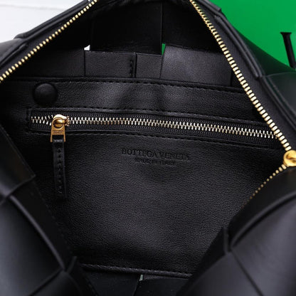 Alma Green Denim Top Handle Bag