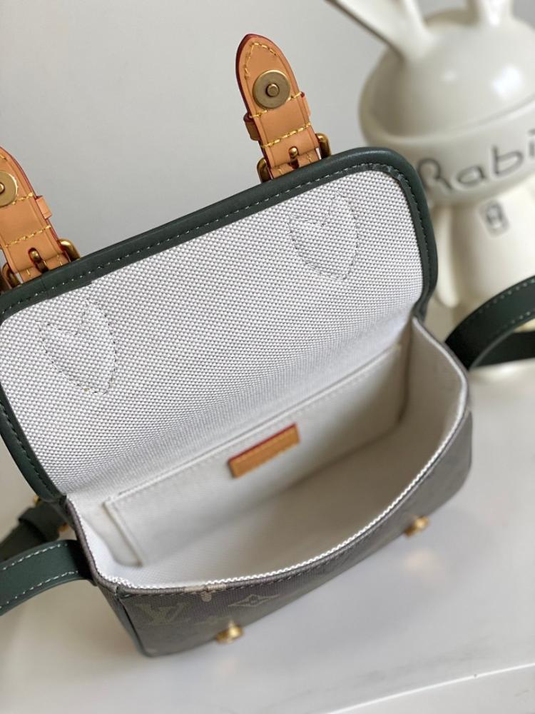 Luxury Elegant Monogram Leather Shoulder Bag