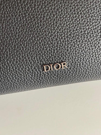 Luxury Stylish Black Printed Calfskin Shoulder Bag