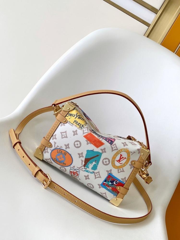 Modern Refined Monogram Calfskin Shoulder Bag