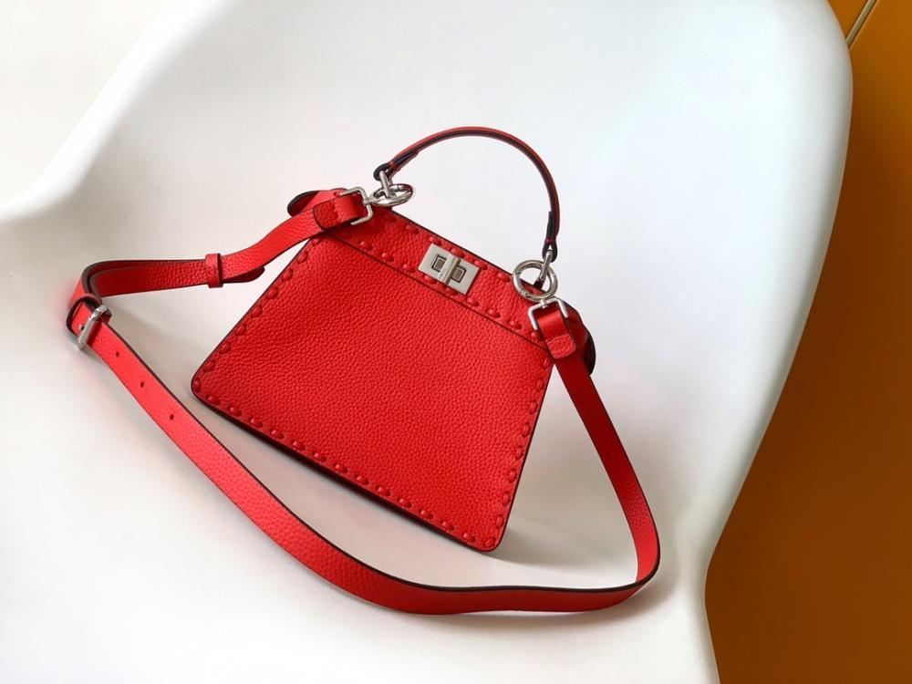 Calfskin Top Handle Bag