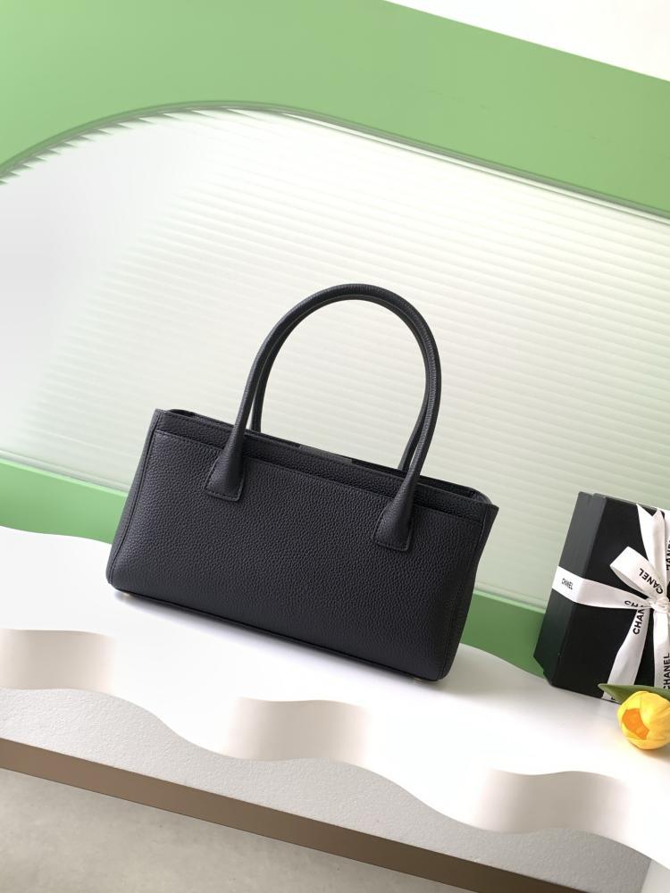 Gold Calfskin Top Handle Bag