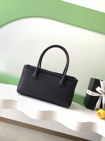Gold Calfskin Top Handle Bag
