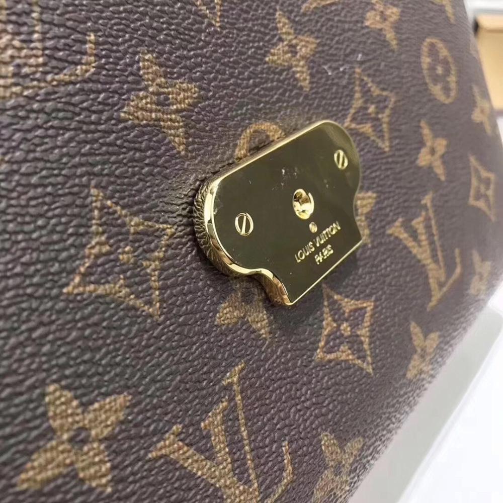 Elegant Gold Monogram Calfskin Crossbody Bag – Limited Edition