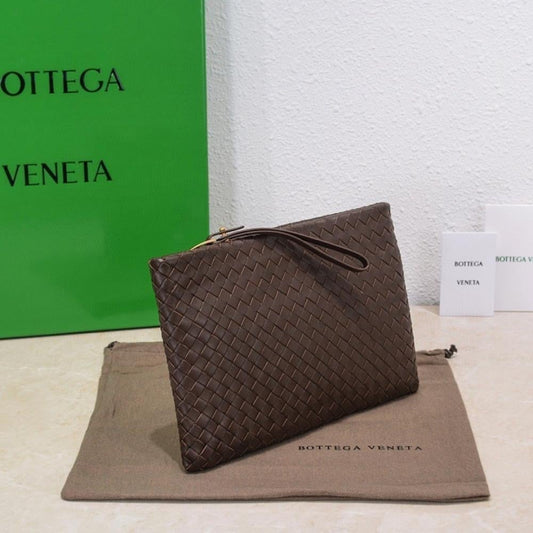 Stylish Brown Woven Leather Shoulder Bag – Special Edition