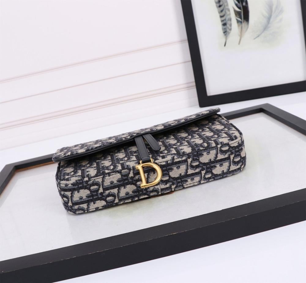 Saddle Gold Printed Shoulder Bag