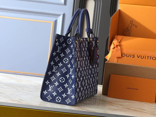 OnTheGo Monogram Leather Tote Bag