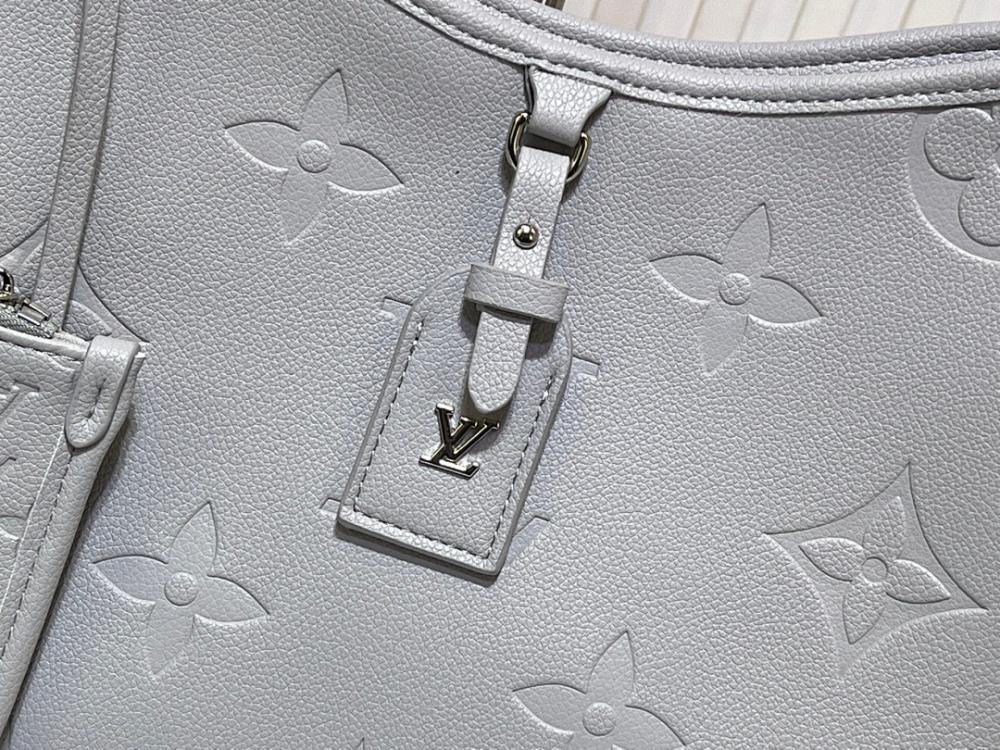 Elegant Refined Monogram Leather Top Handle Bag