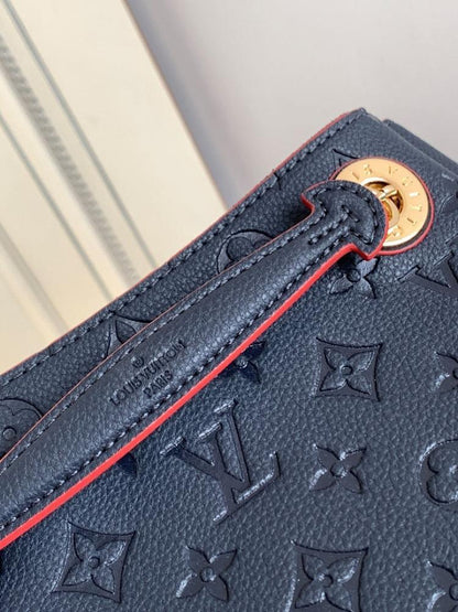 Italian-Inspired Stylish Gold Calfskin Shoulder Bag