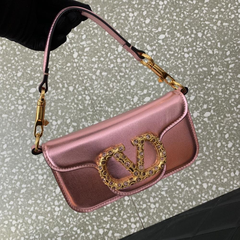 Crystal-Embellished Calfskin Wallet