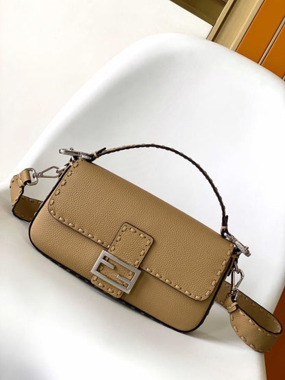 Classic Leather Top Handle Bag