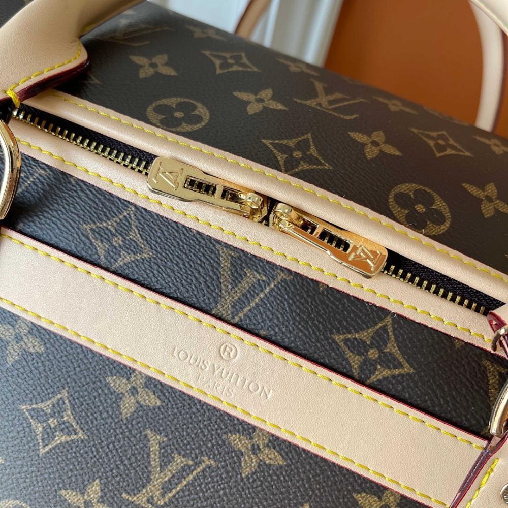 Modern Monogram Leather Crossbody Bag – Limited Edition