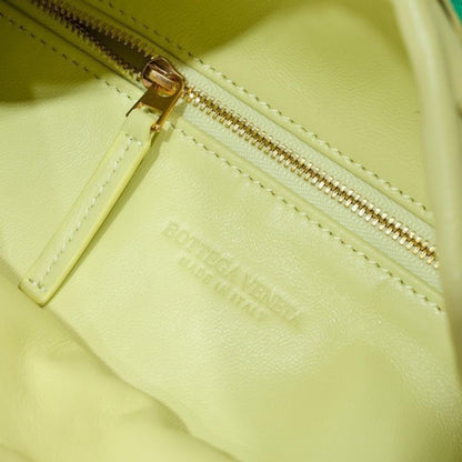 Woven Leather Top Handle Bag
