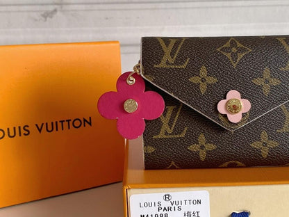 Modern Pink Leather Wallet