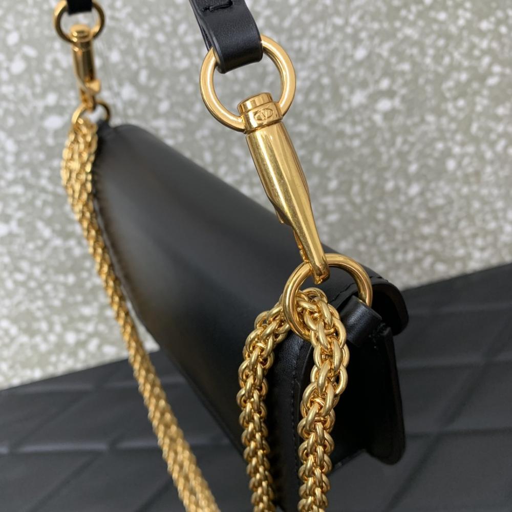 Crystal-Embellished Calfskin Wallet