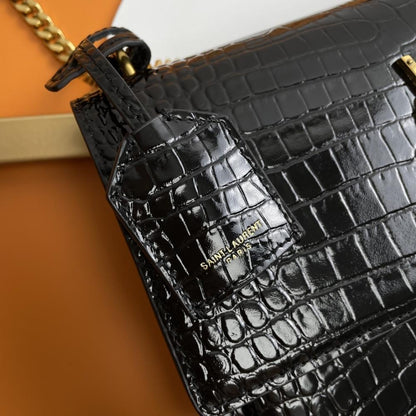 Classic Leather Top Handle Bag
