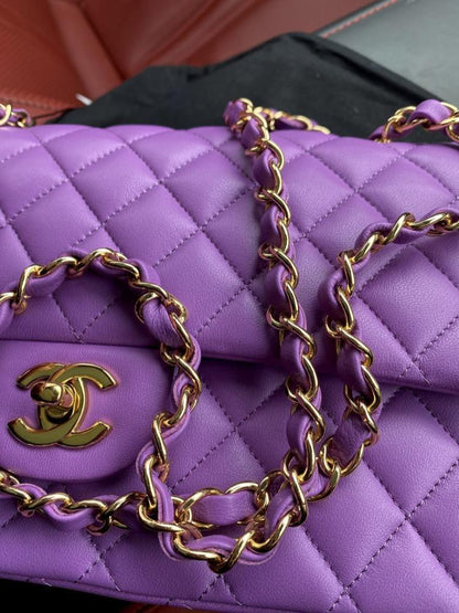Lambskin Top Handle Bag