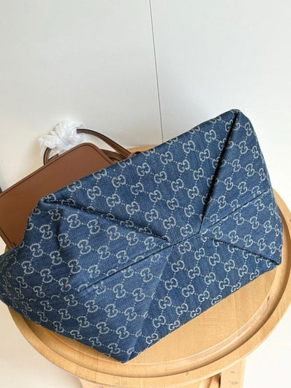 Modern Brown Denim Crossbody Bag – Special Edition