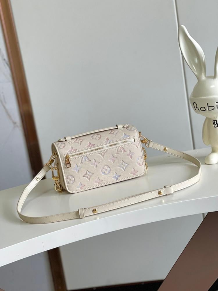 Classic Modern Monogram Leather Shoulder Bag