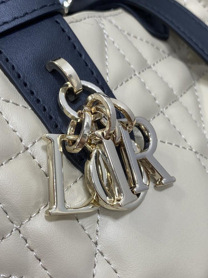 Calfskin Top Handle Bag