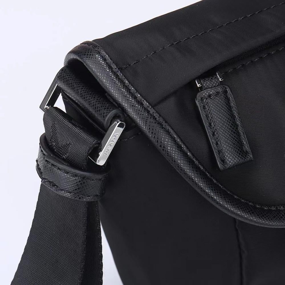 Italian-Inspired Stylish Woven Nylon Shoulder Bag