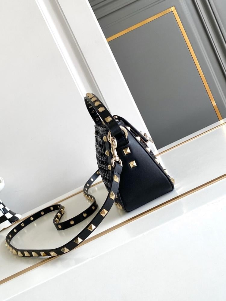 Elegant Stylish Studded Raffia Crossbody Bag – Special Edition