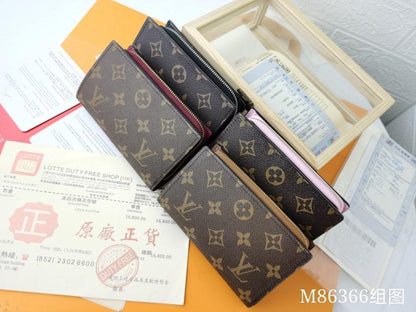Modern Gold Studded Wallet